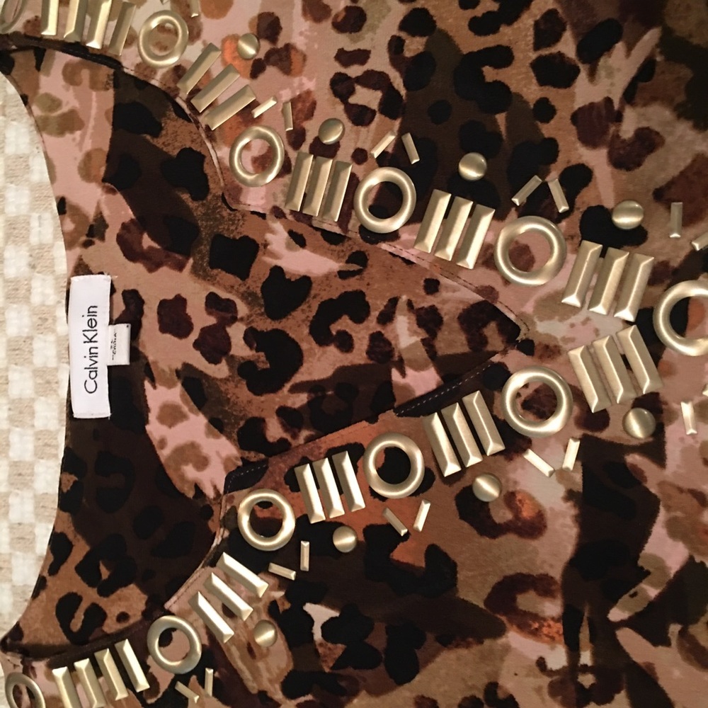 XL Calvin Klein leopard dress